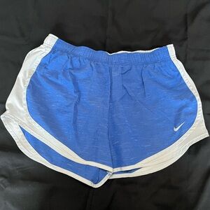 Nike Blue and White Women's Shorts